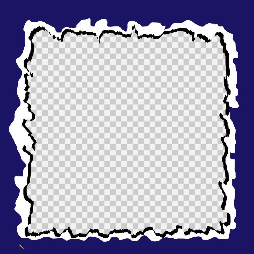 Blue Torn Paper Background vector