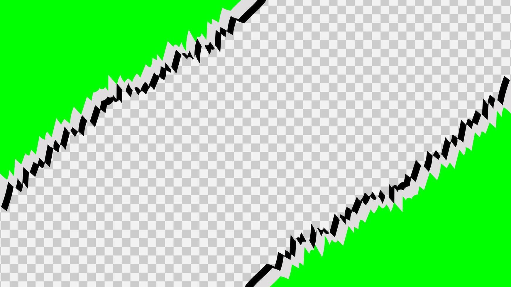 abstrcat torn paper background green color vector