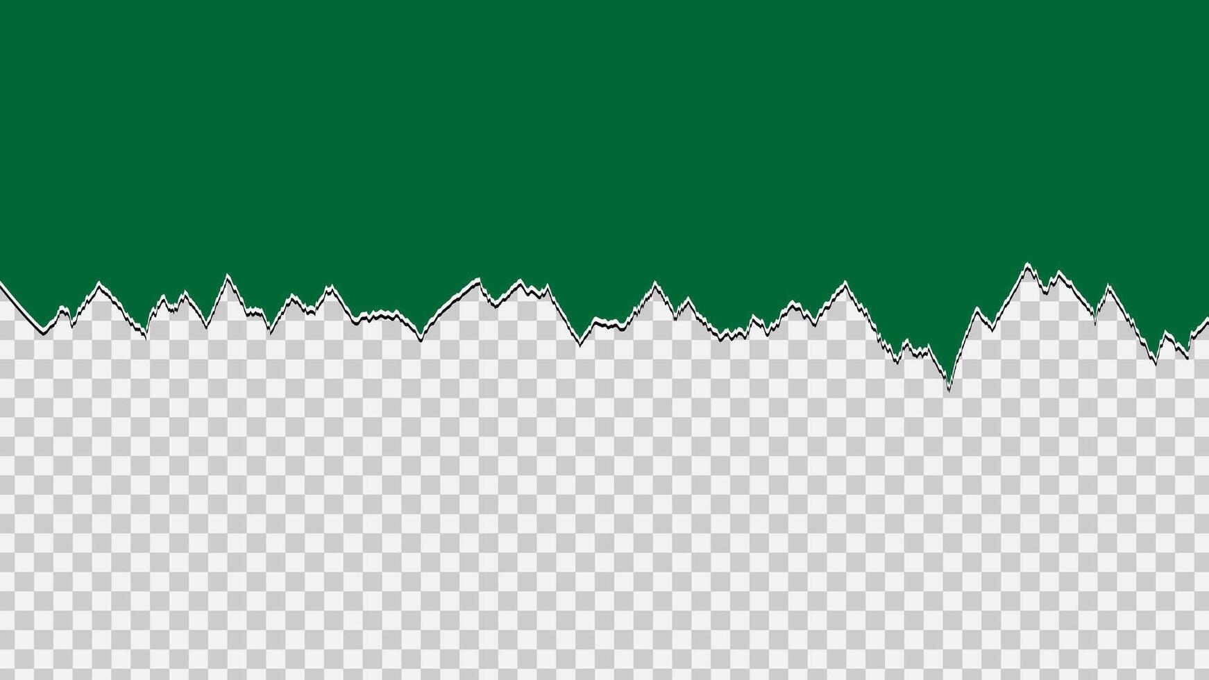 abstract torn paper background green color vector