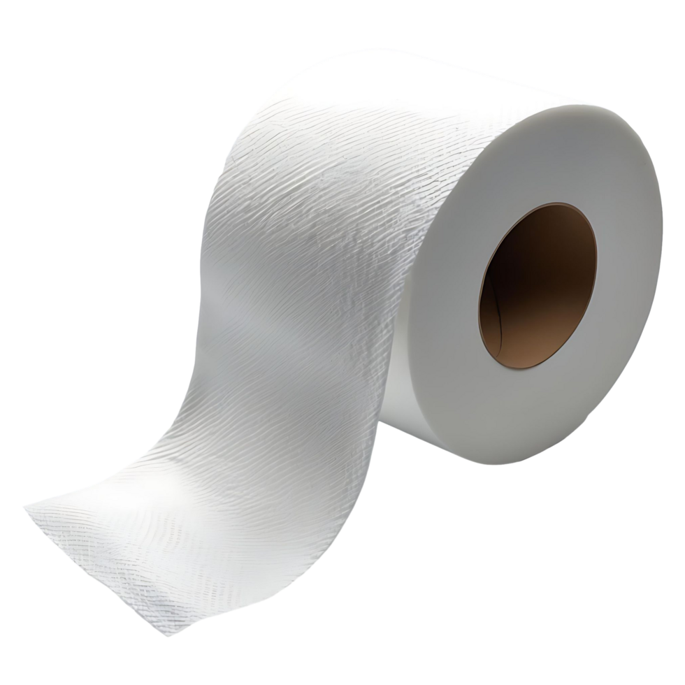 Soft Toilet Tissue Roll Image Great for E-Commerce, Ads, and Print Design png