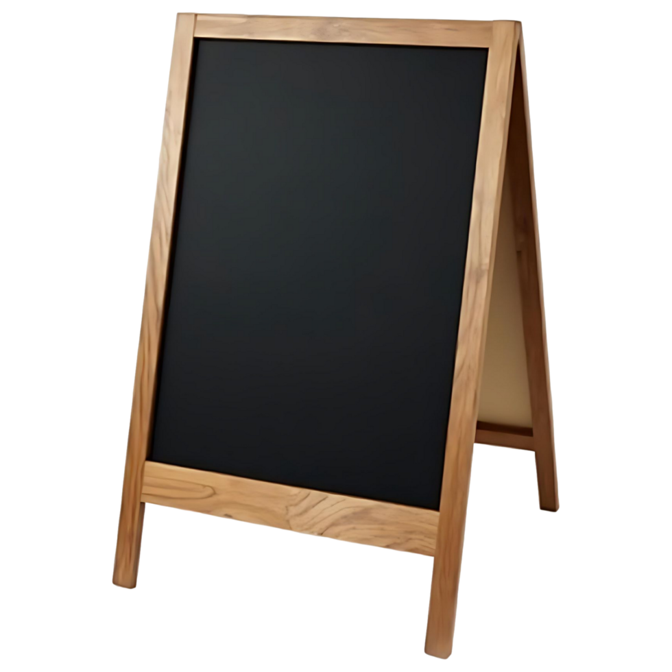 Mini Wooden A-Frame Chalkboard Sign Rustic Display Board for Cafes Events png