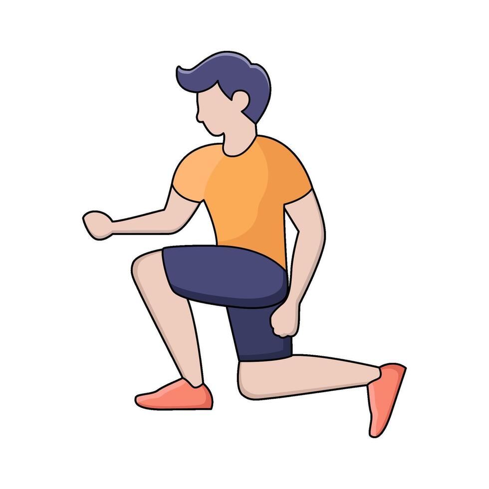 Cool Down Routine vector