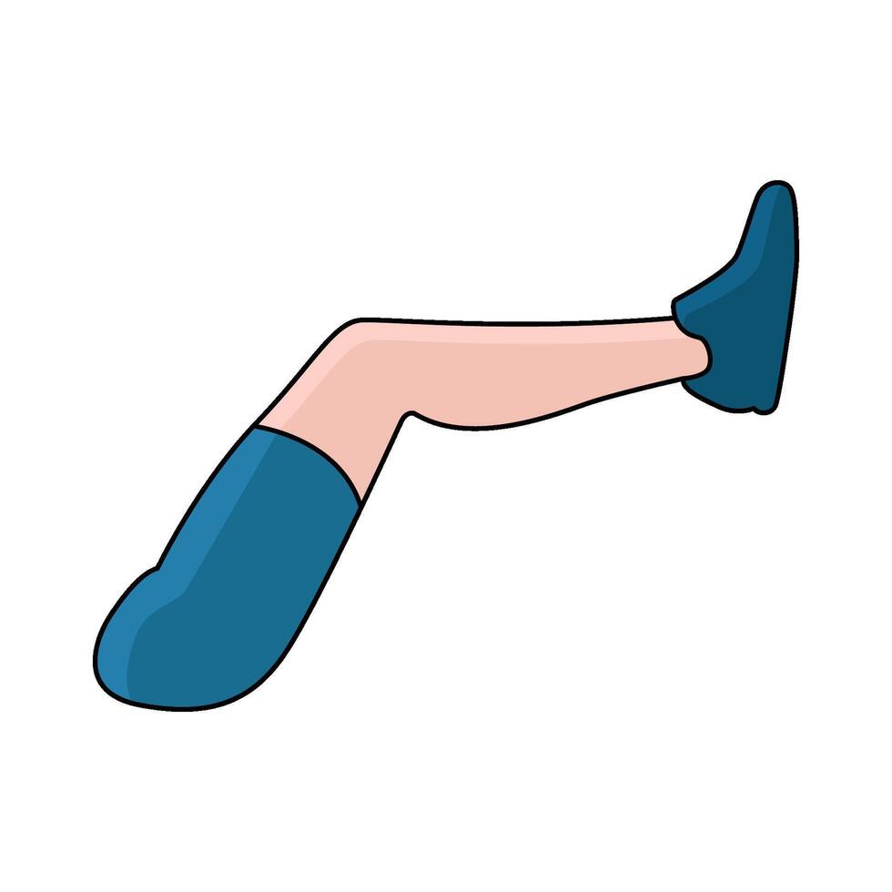 illustration of leg vector