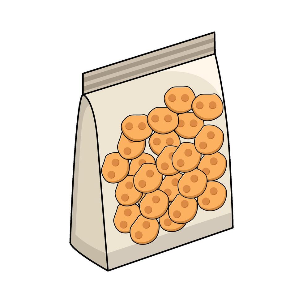 illustration of Snack Prep vector