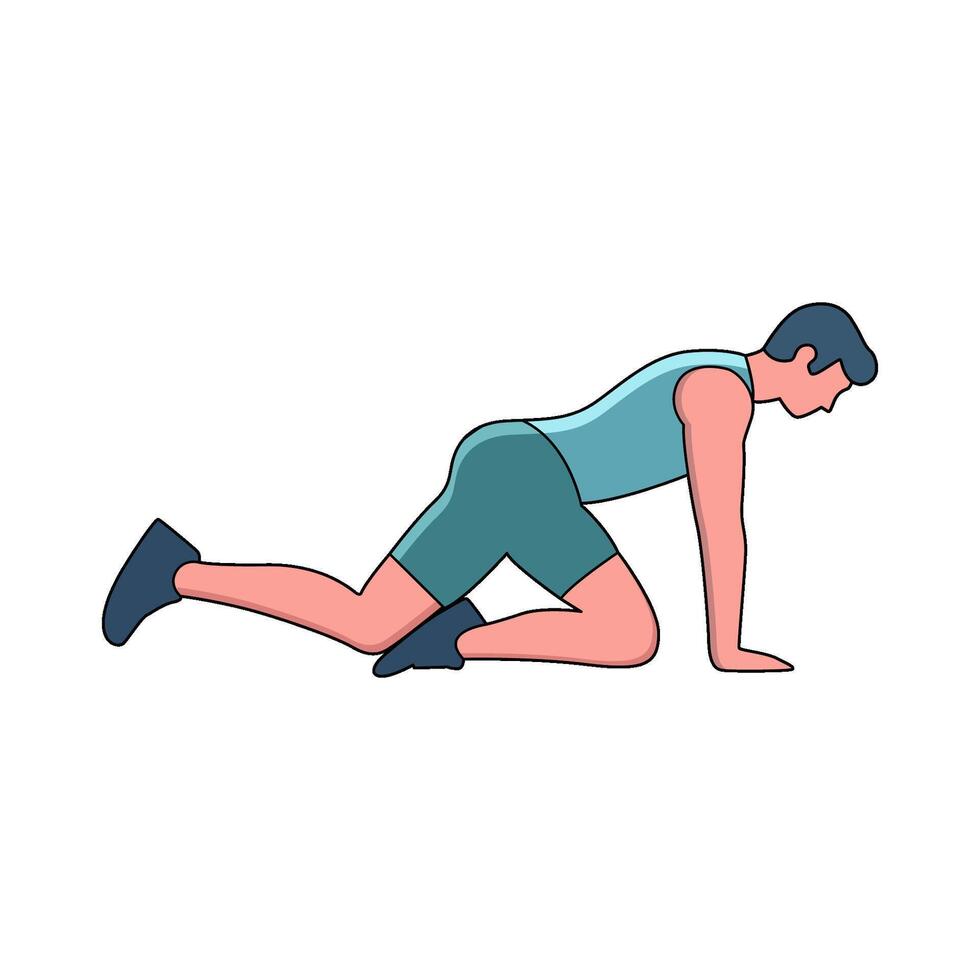 Cool Down Stretch vector