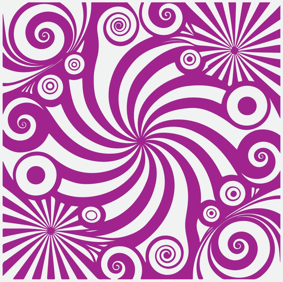 A purple and white swirl pattern design vector