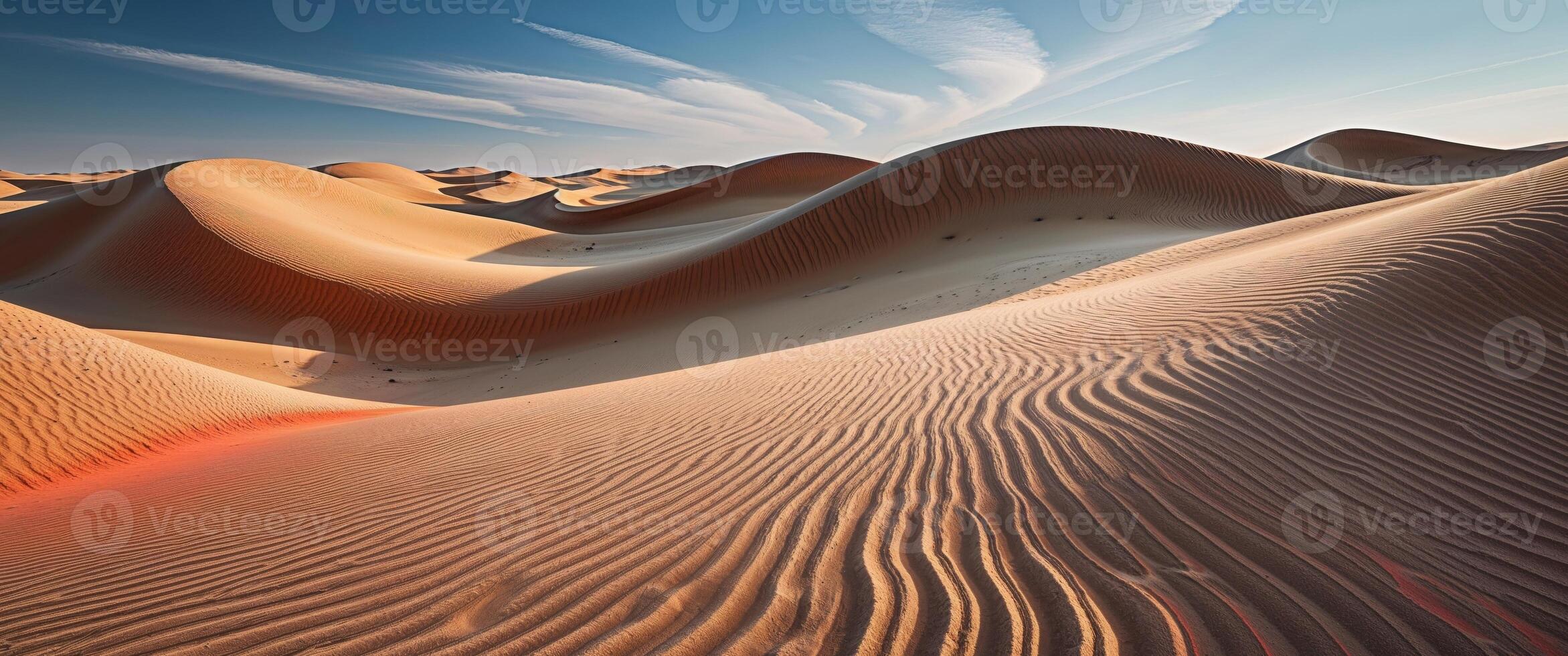 Abstract sand dunes with contrasting light and shadow creating a dynamic texture effect. photo