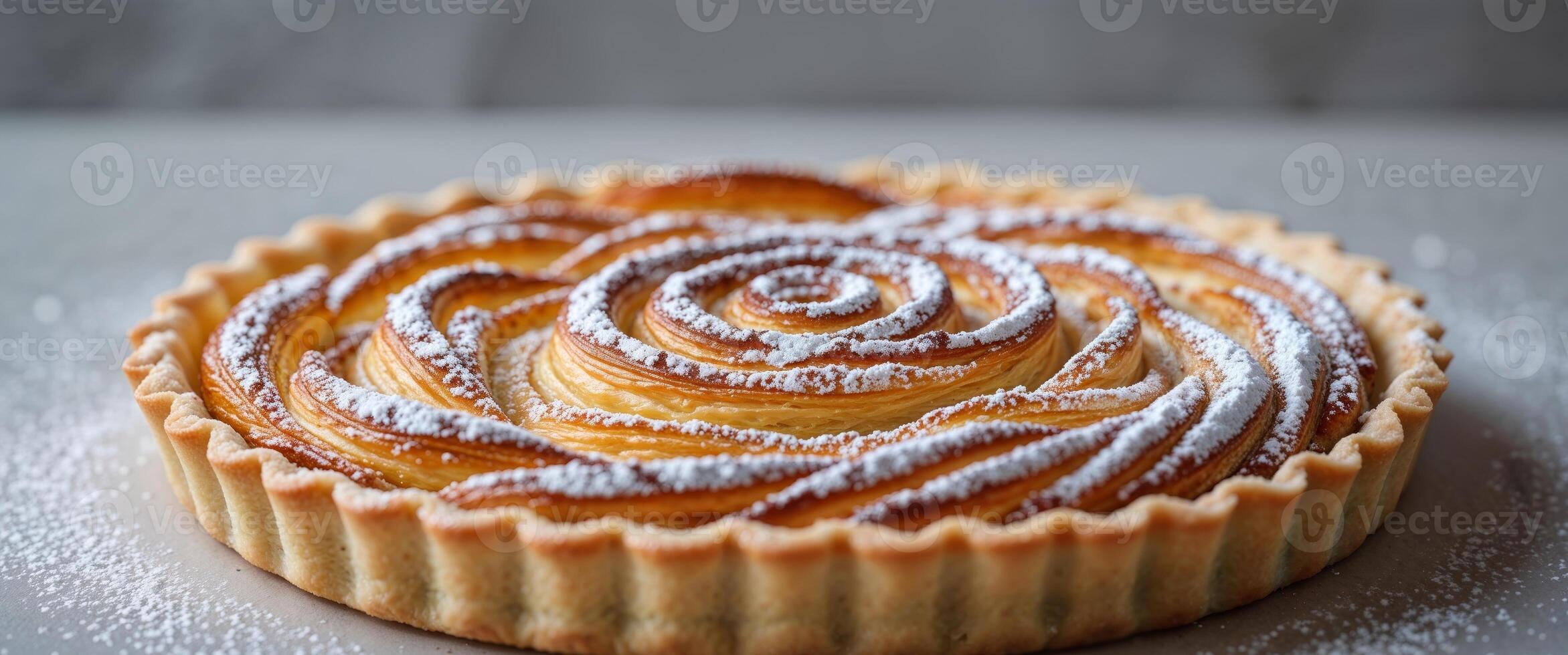 A pastry with a rose on top photo