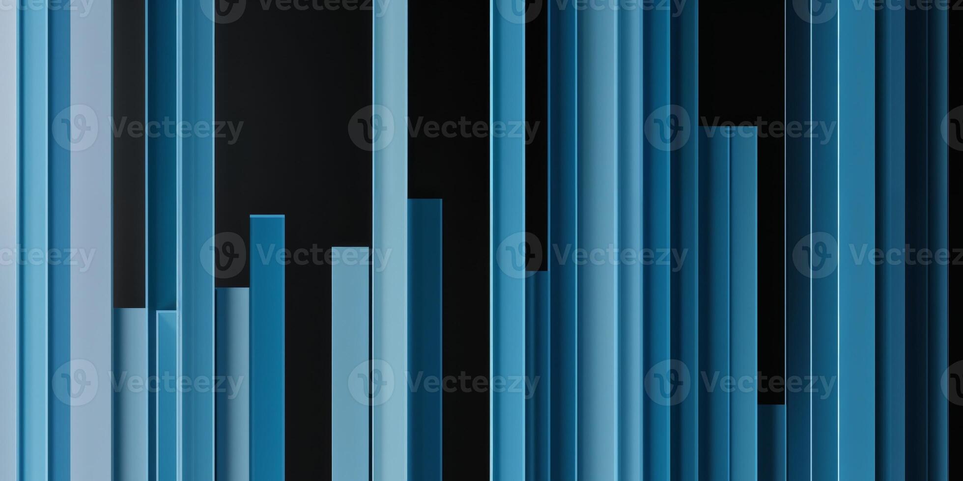 A blue and black background with vertical lines photo