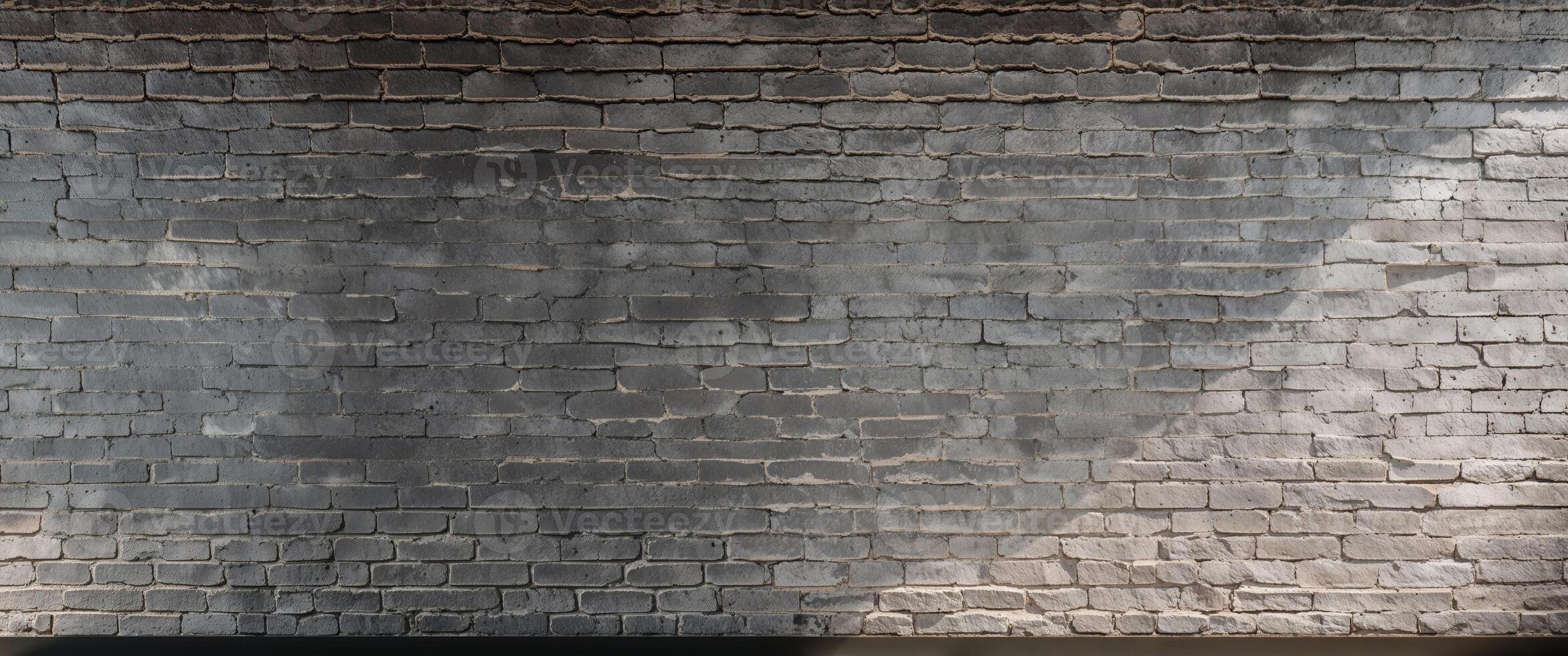 Gray Brick Wall Texture with Vertical Lines photo