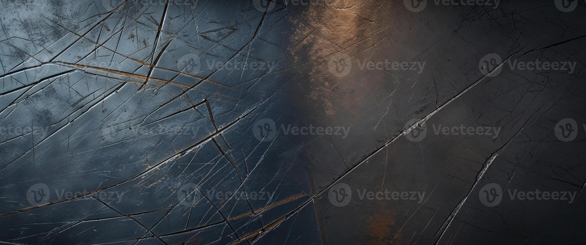 Scratched dark surface texture background photo