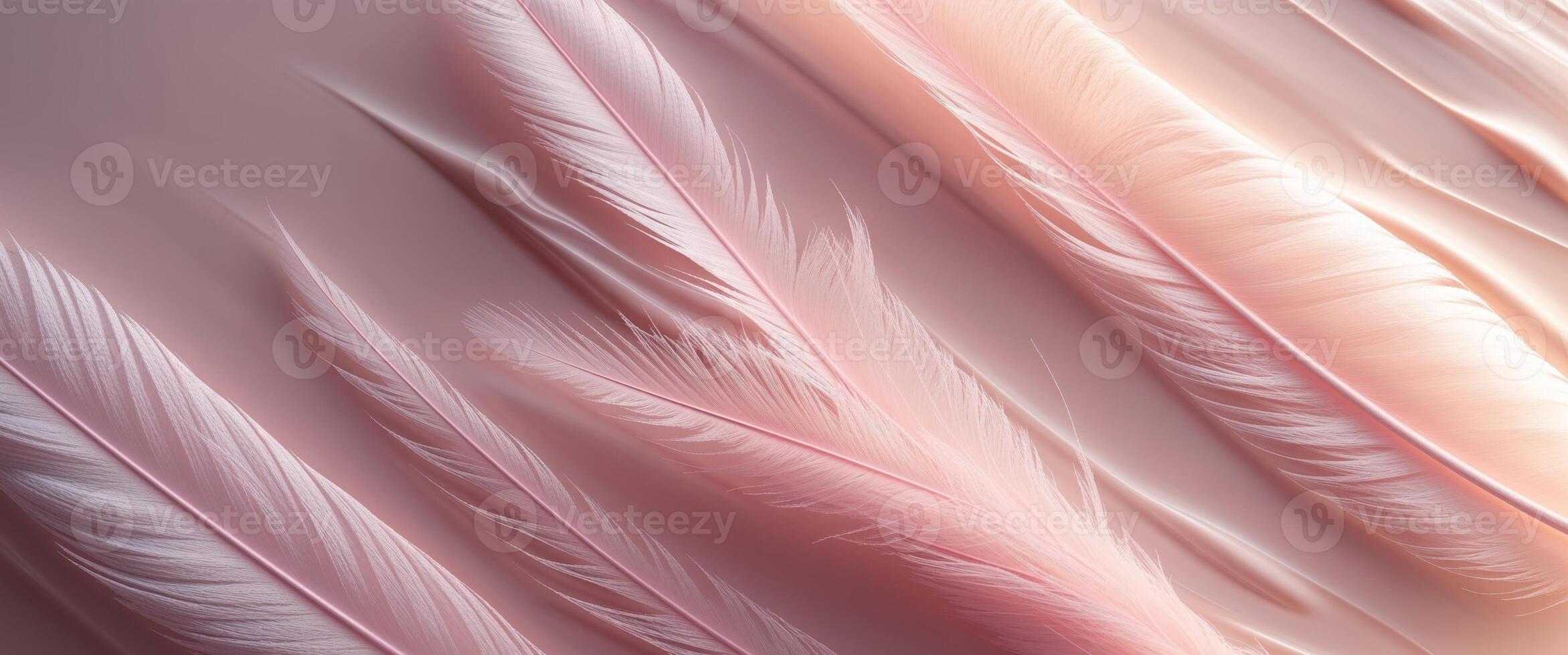 Delicate pink cream texture background with smooth strokes and soft light for cosmetic and beauty industry photo