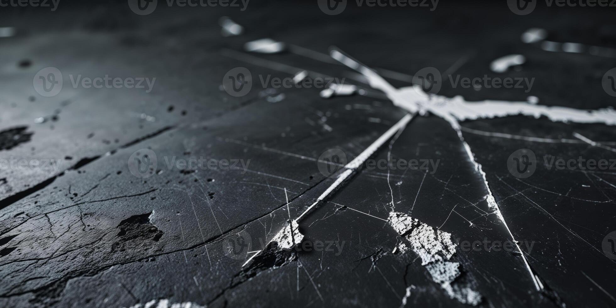 Dark textured background with white scratches and marks design projects needing grunge distressed look photo