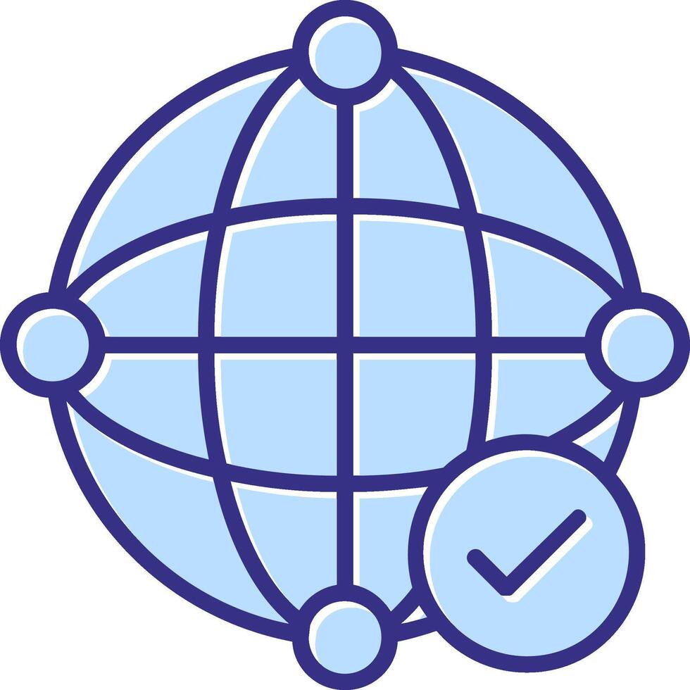 Connected Icon Symbol Art vector