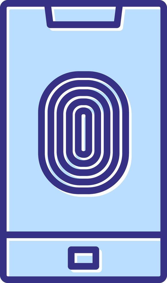 Fingerprint Icon Symbol Art vector