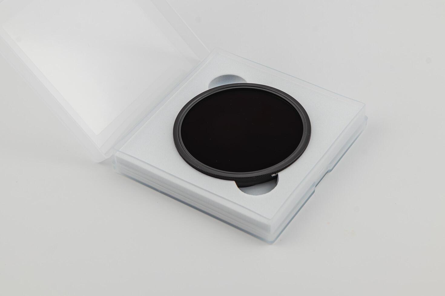 Lviv Ukraine 08.04.25 High-quality circular filter in protective packaging photo
