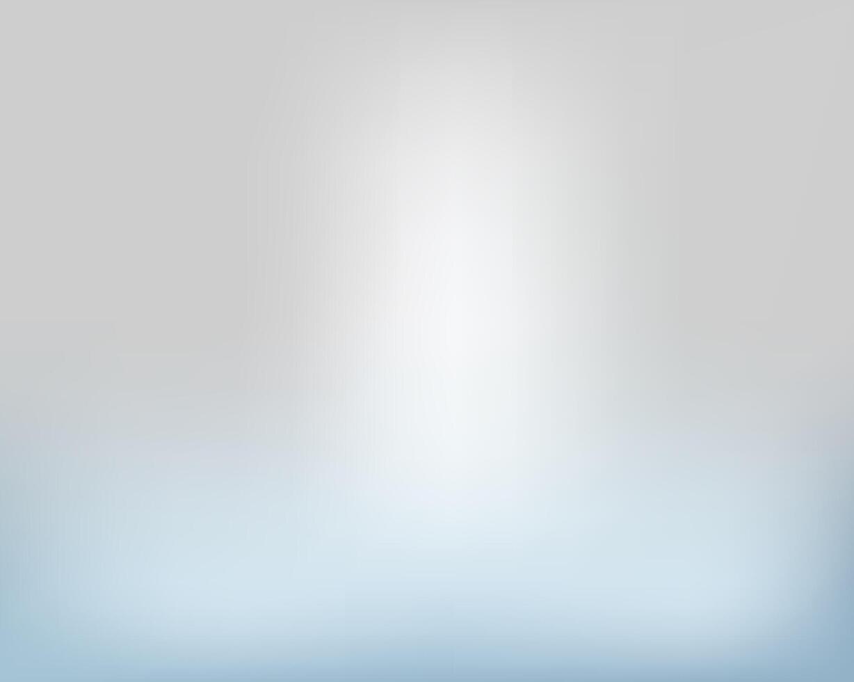 Abstract white and blue gradient color blur effect background. Wallpaper design vector