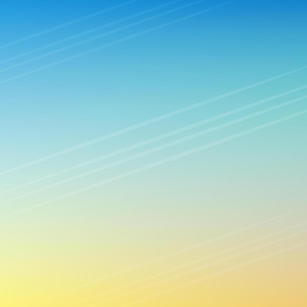 Blue and yellow gradient color abstract lines effect background. Wallpaper design vector
