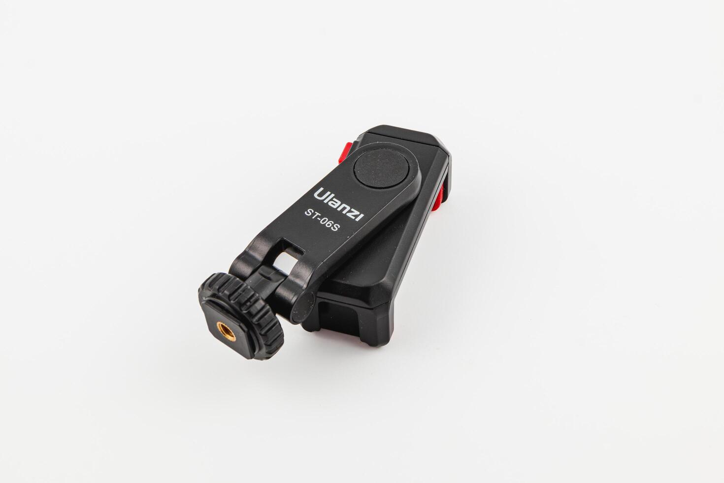 Lviv Ukraine 08.04.25 Compact camera accessory for secure mounting and stability photo
