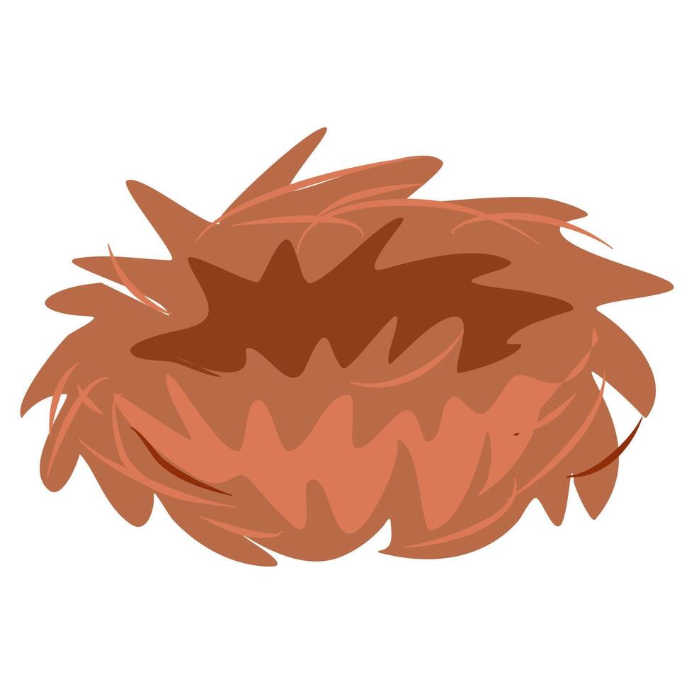 Animal nest illustration vector