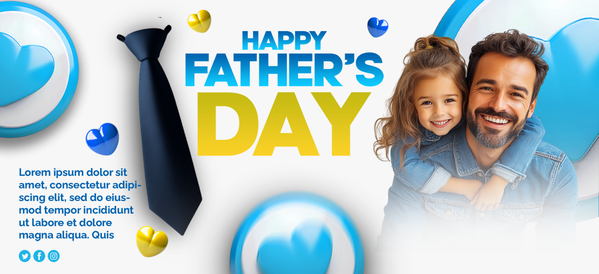 Father Day Banner Template Design Father Day Advertisement Social Media Post Father Day Greeting psd