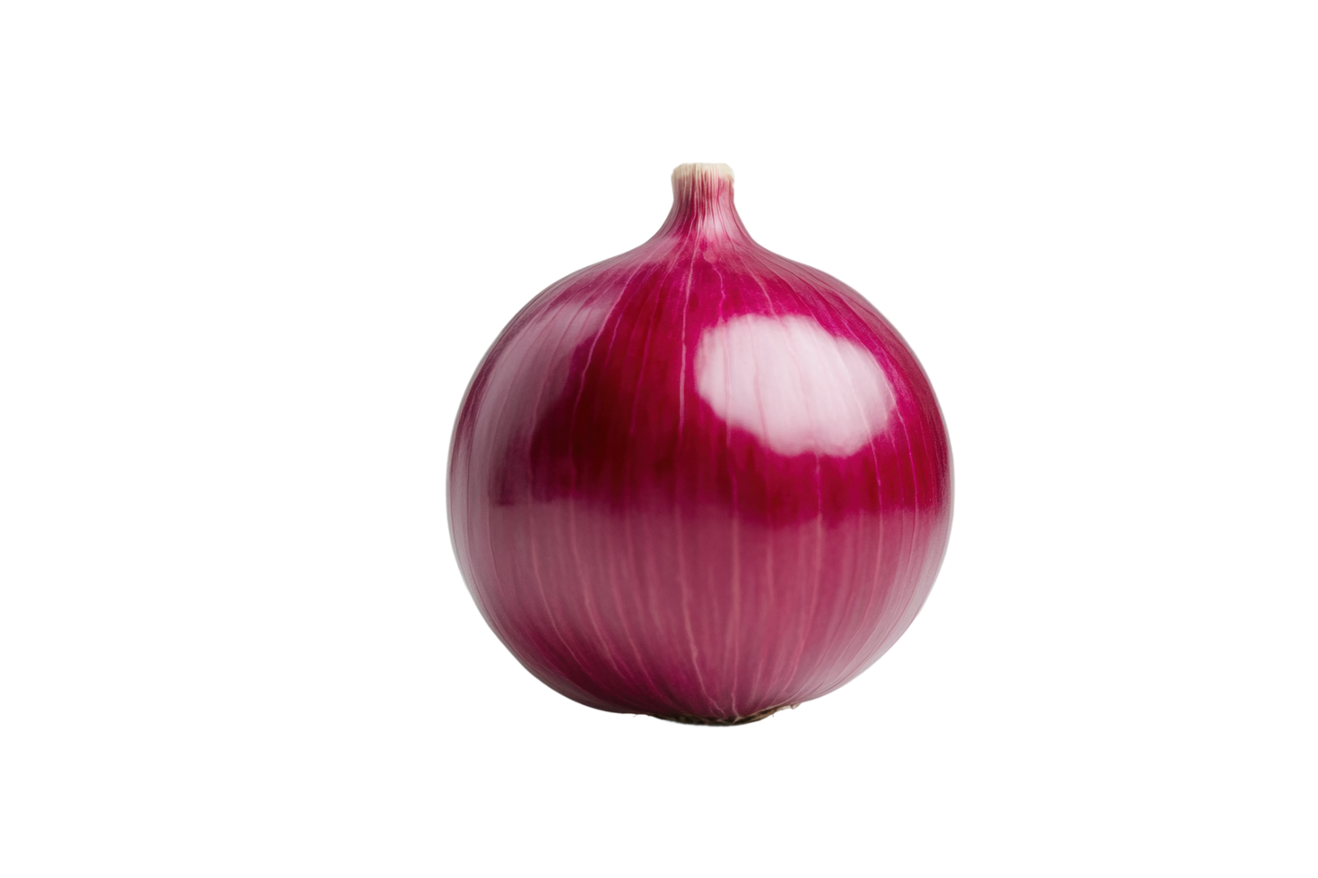 Fresh whole red onion with smooth shiny skin png