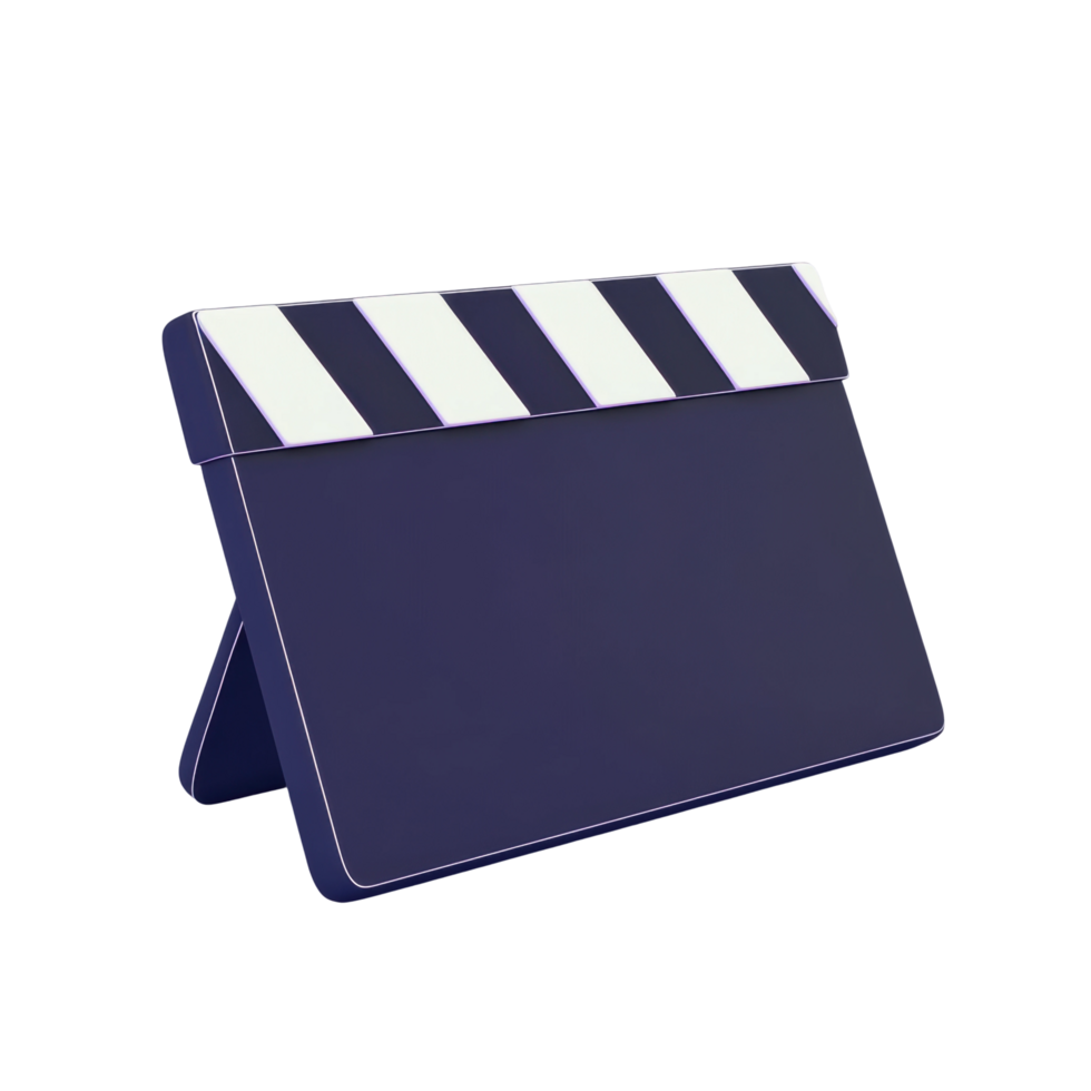 Cinema clapperboard for movie productions png