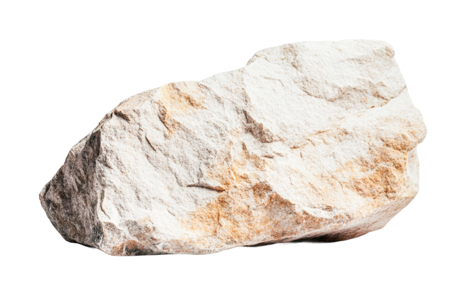 Large rough natural rock with varied texture and color png