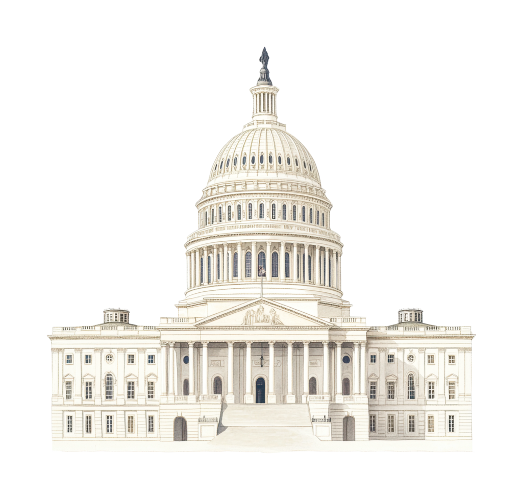 United states capitol building monumental architectural masterpiece iconic dome png