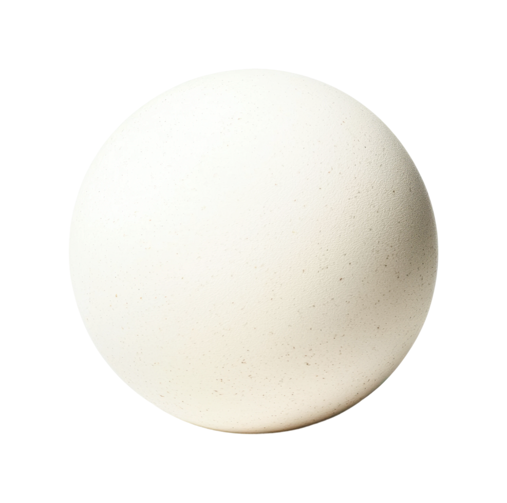 Smooth round egg isolated on dark surface png