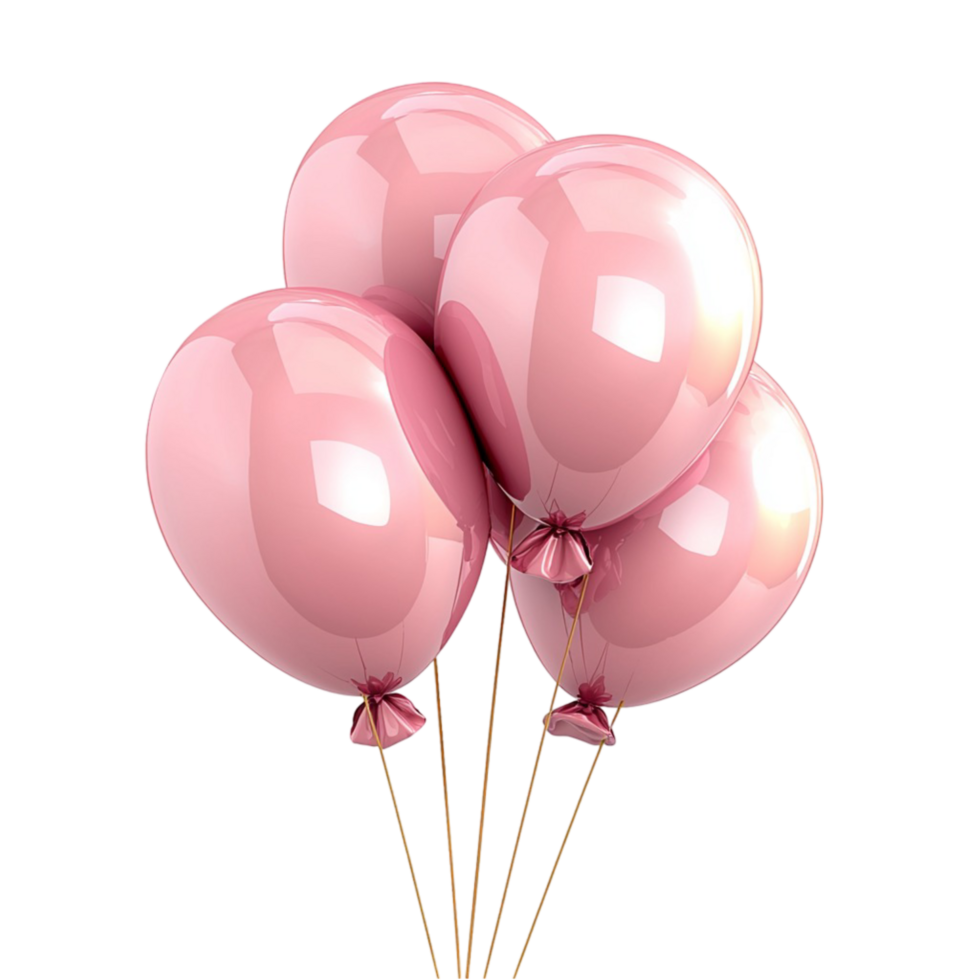 Balloons Pink Festive Party Celebration Decorative Item png