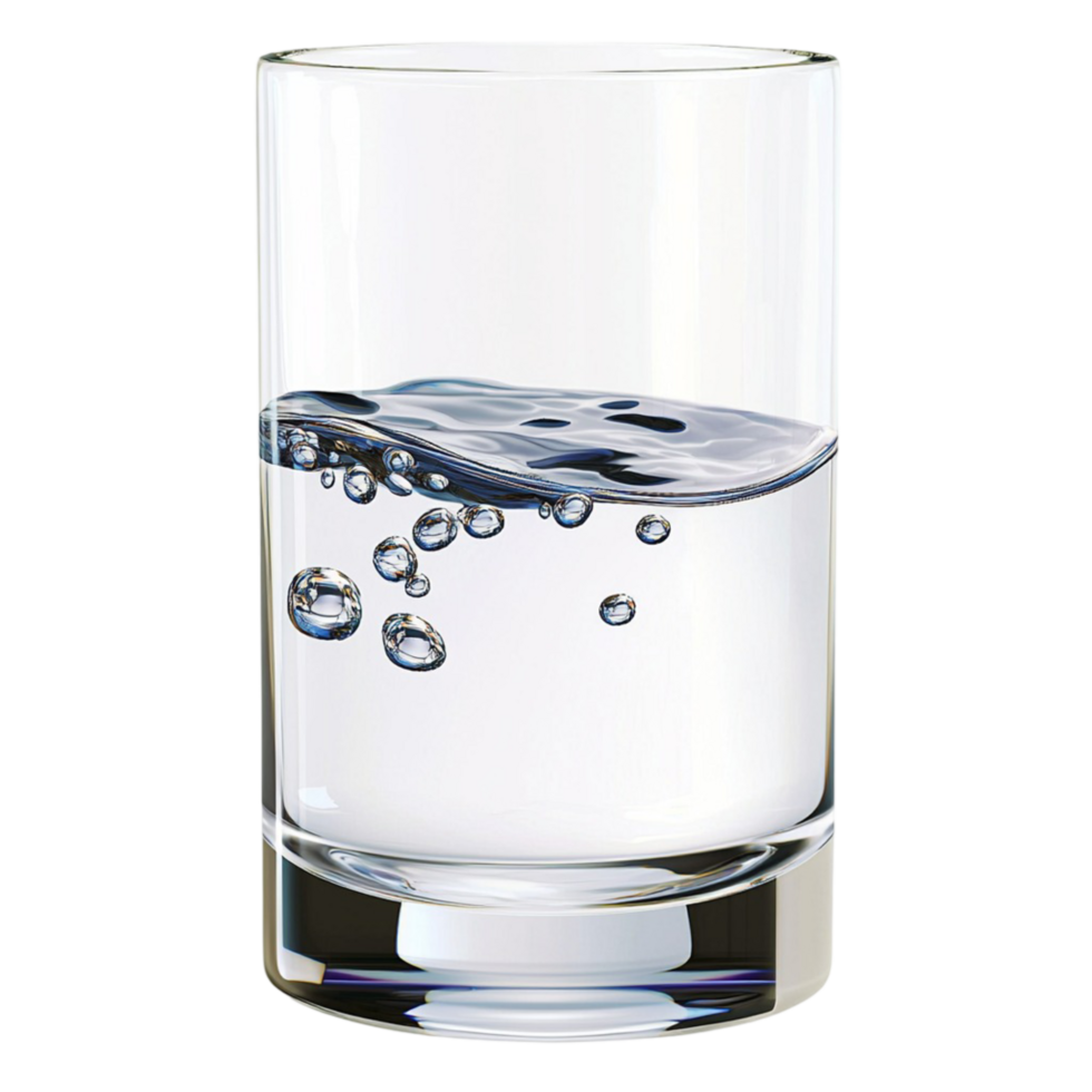 Glass Water Clear Refreshing Beverage Drink Item Ideal for Quenching Thirst png