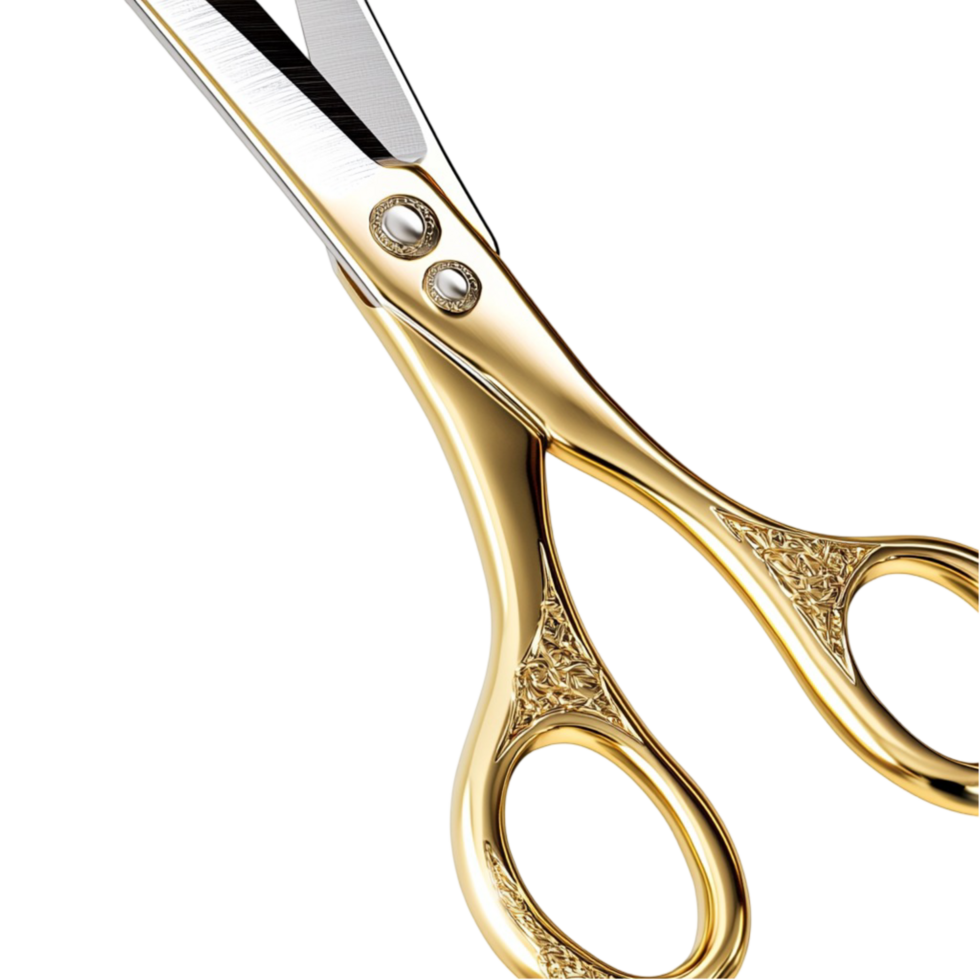 Scissors Gold Sharp Cutting Tool Craft Item png