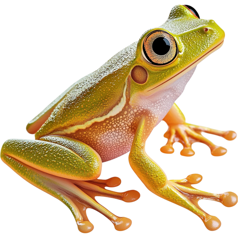 Frog Green Cute Amphibian Nature Pet Item is a vibrant, playful, and fascinating small creature, ideal as a pet for nature lovers seeking a lively companion, bringing joy and beauty to any home. png