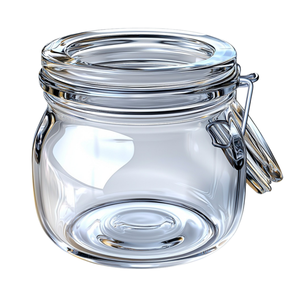 Jar Glass Empty Storage Kitchen Container Item png