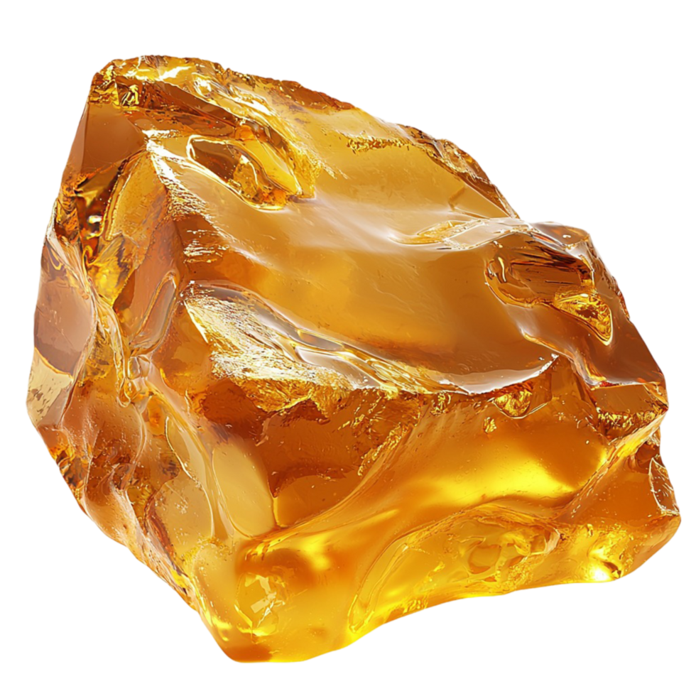 Amber Stone Golden Natural Fossil Decorative Item Natural Golden Amber Stone Fossil, a Decorative Collectible Piece for Home or Office png