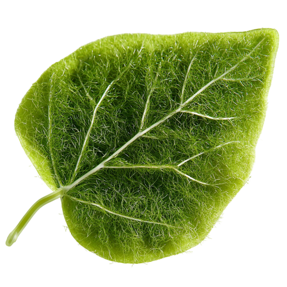Green Leaf Vibrant Color and Elegant Design, A Romantic Decorative Piece Representing Natures Beauty, Perfect as a Gift Charm, Home Accent, or Symbol of Growth and Renewal, png