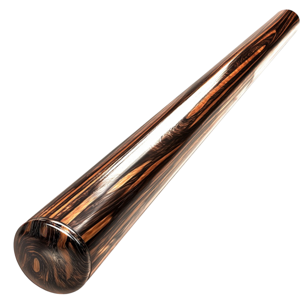 Wooden Rolling Pin Kitchen Tool Rustic Design Baking Accessory Elegance png
