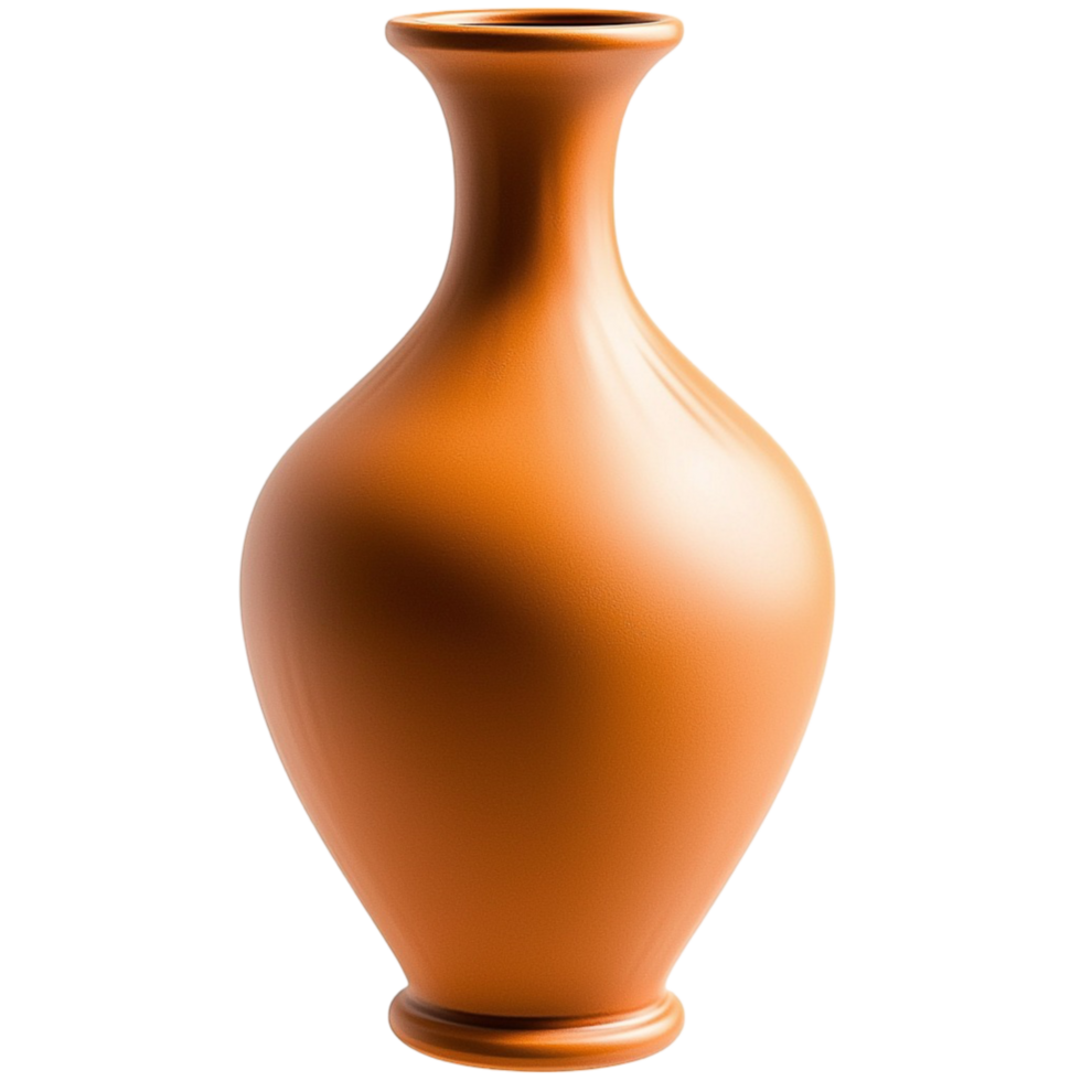 Terracotta Vase Rustic Design Decorative Piece Elegant Table Accent Timeless Beautyistic Statement Natural Material Handcrafted Charm Craftsmanship png