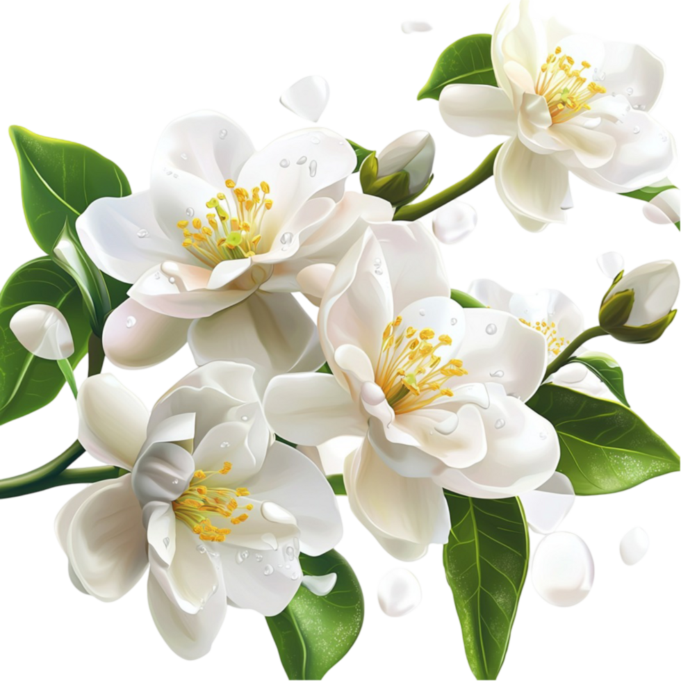 White Flowers Cluster, A Beautiful Natural Display of Natures Beauty, Featuring a Minimalist Design That Adds Elegance and Charm to Any Room, Bringing Serenity and Freshness into Your Living Space, png