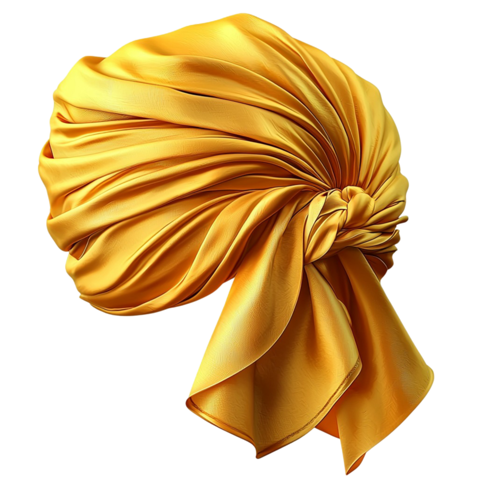 Yellow Satin Fabric in Swirled Smooth Texture Highlights Elegant Design, Decorative Luxury, and the Silken Charm of Soft, Sophisticated Aesthetic Appeal png