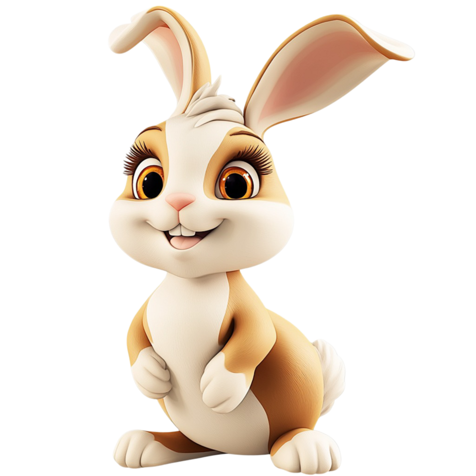Brown Bunny Figurine Elegant Decorative Piece Whimsical Design Nature Inspired Charm Statement Accent Timeless Beauty Delicate Craftsmanship Spring Symbol Essential png