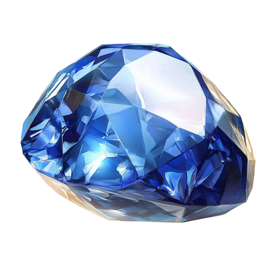 Blue Sapphire Orb Sparkling Gems, Elegant Design, and Magical Glow, A Whimsical Decorative Element That Adds a Touch of Mystery and Beauty to Any Space, Ideal for Collectors and Decor Enthusiasts, png