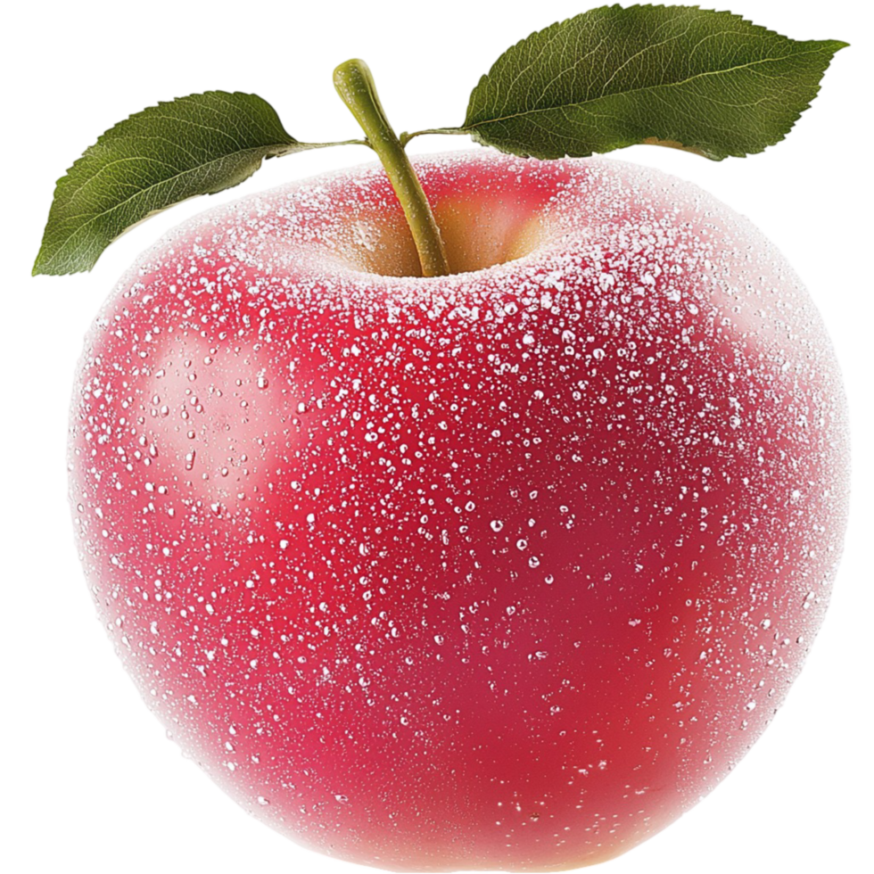 Shiny Red Apple Highlighting Freshness Juicy Texture Nature Bounty Simple Beauty png
