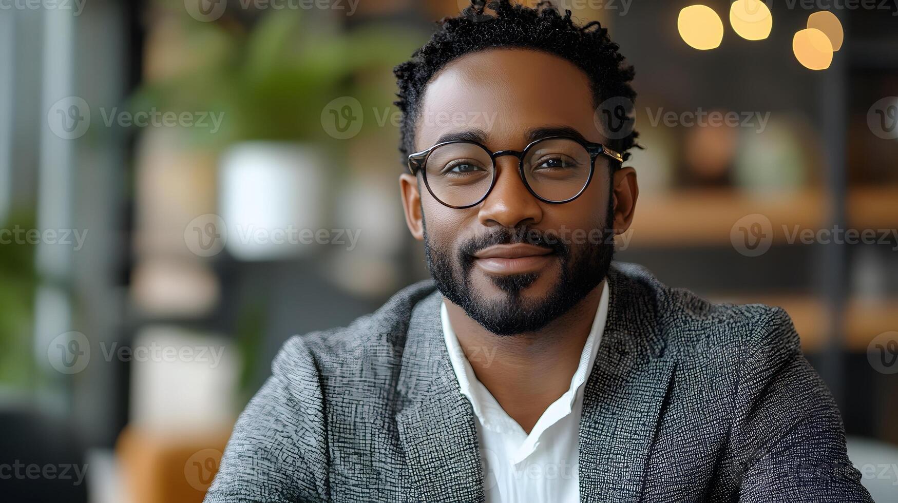 Influencer discussing brand marketing strategy in a modern workspace, social media engagement, bright and professional environment photo