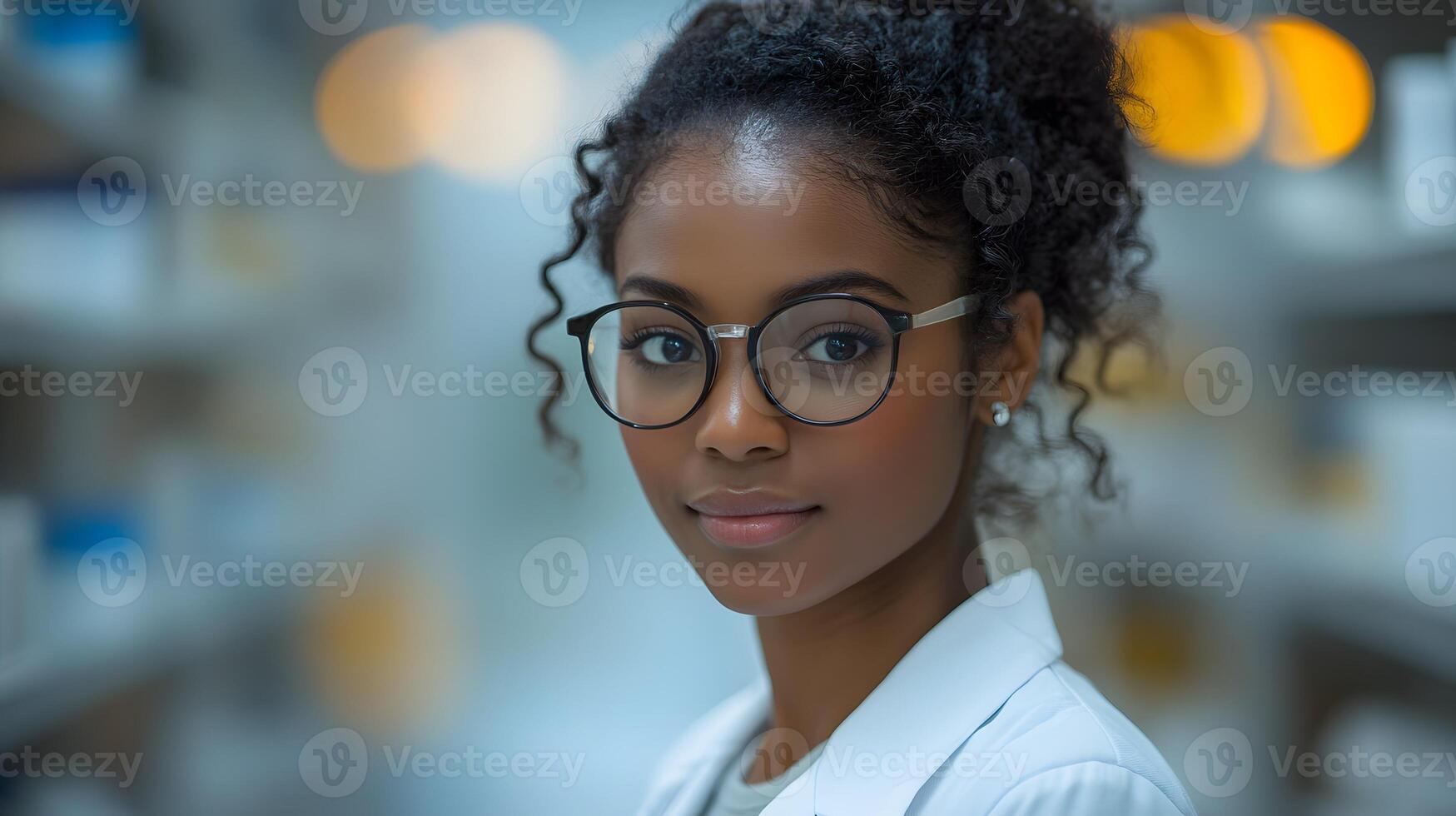A researcher working on personalized medicine solutions using biotechnology. photo
