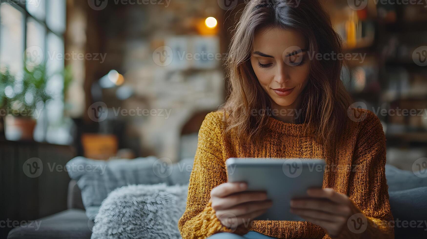 A tablet screen displaying step-by-step submission guidelines photo