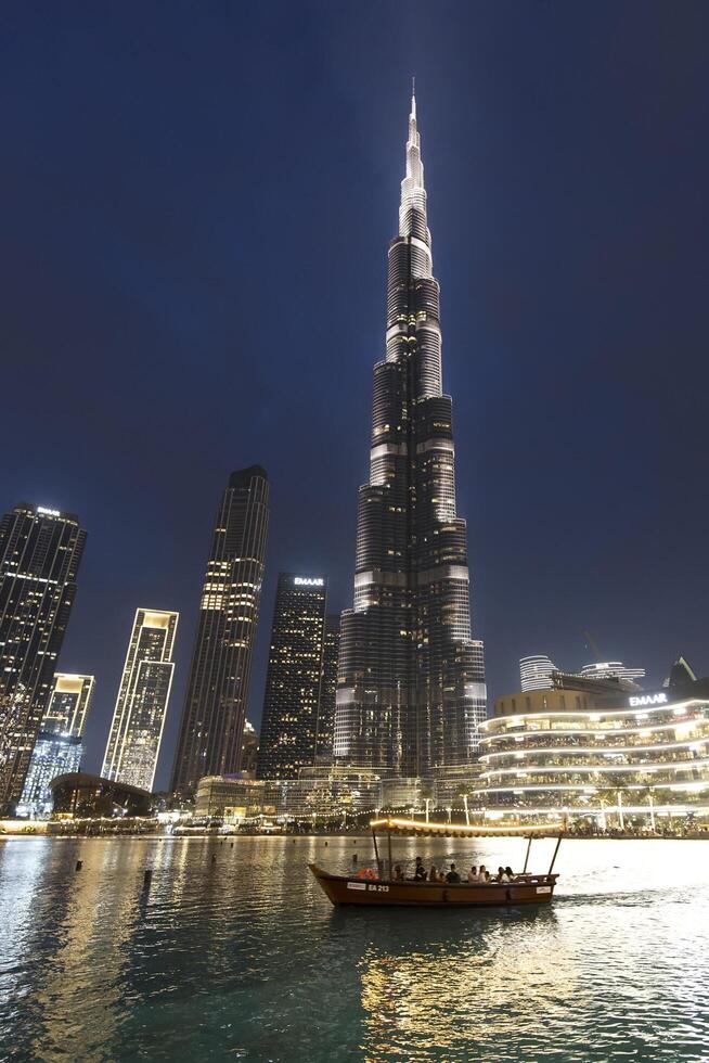 Dubai, United Arab Emirates - February 24, 2025, Burj Khalifa in Dubai, in United Arab Emirates photo