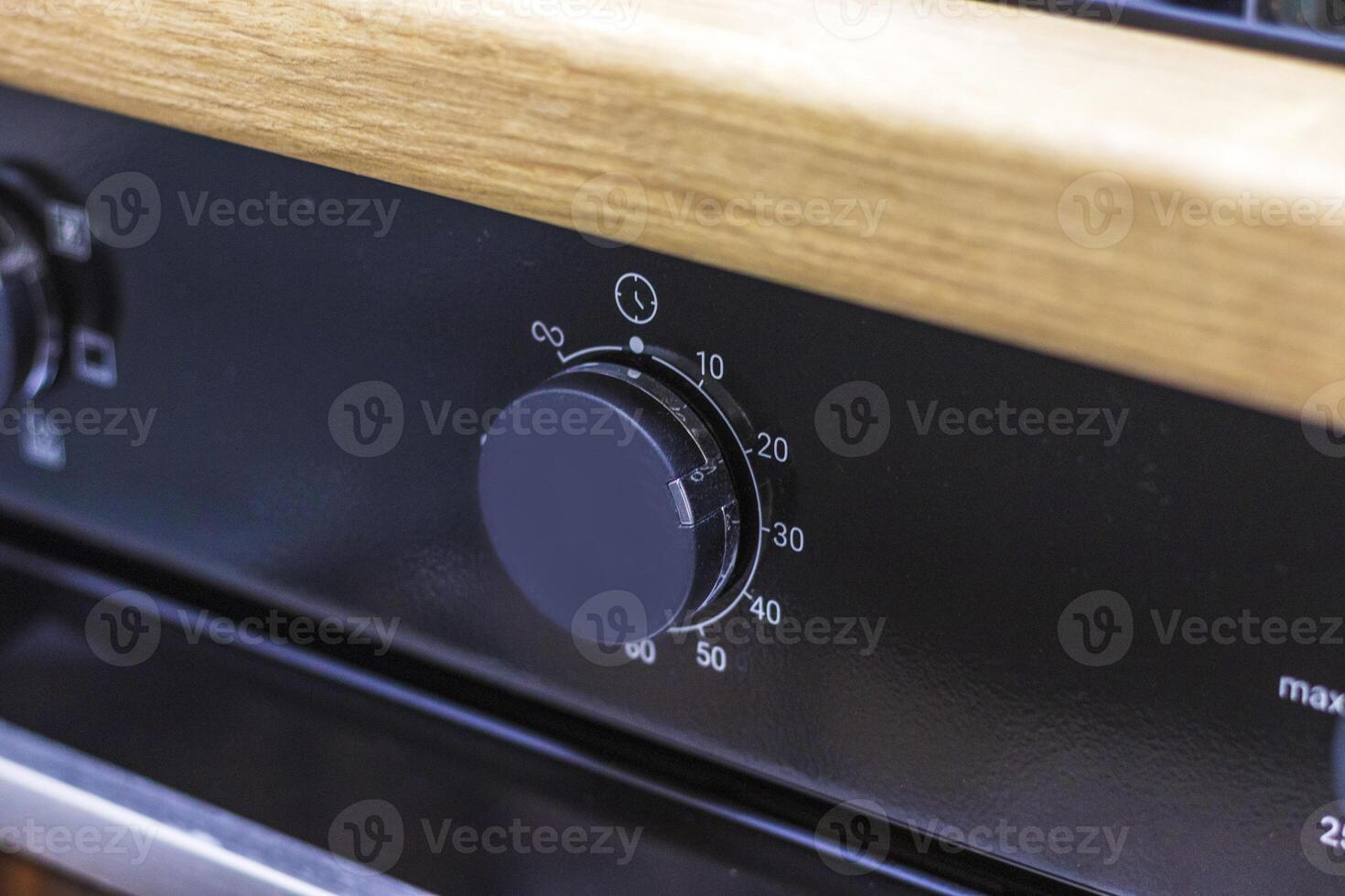 Close up of the timer relay of the oven, Appliance photo