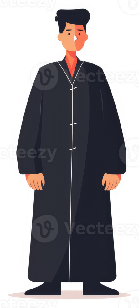 A man in traditional attire, possibly chinese or east asian. png